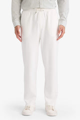 Defacto Erkek Knitted Bottom F9657AX - Kırık Beyaz