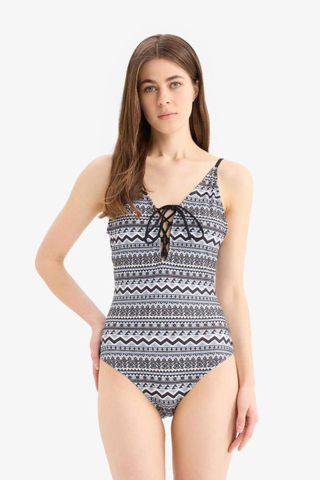 Defacto Kadın Swimsuit T3656Az - Siyah