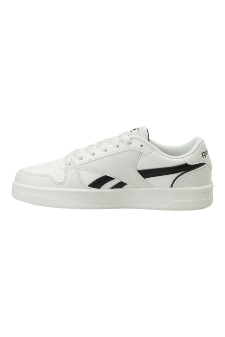 Sporline Reebok Match Prime V2 unisex bej ve siyah detaylı PU spor ayakkabı yan görünüm
