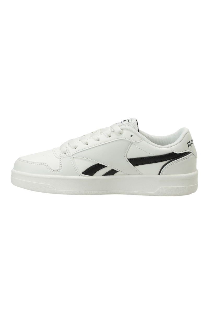 Sporline Reebok Match Prime V2 unisex bej ve siyah detaylı PU spor ayakkabı yan görünüm
