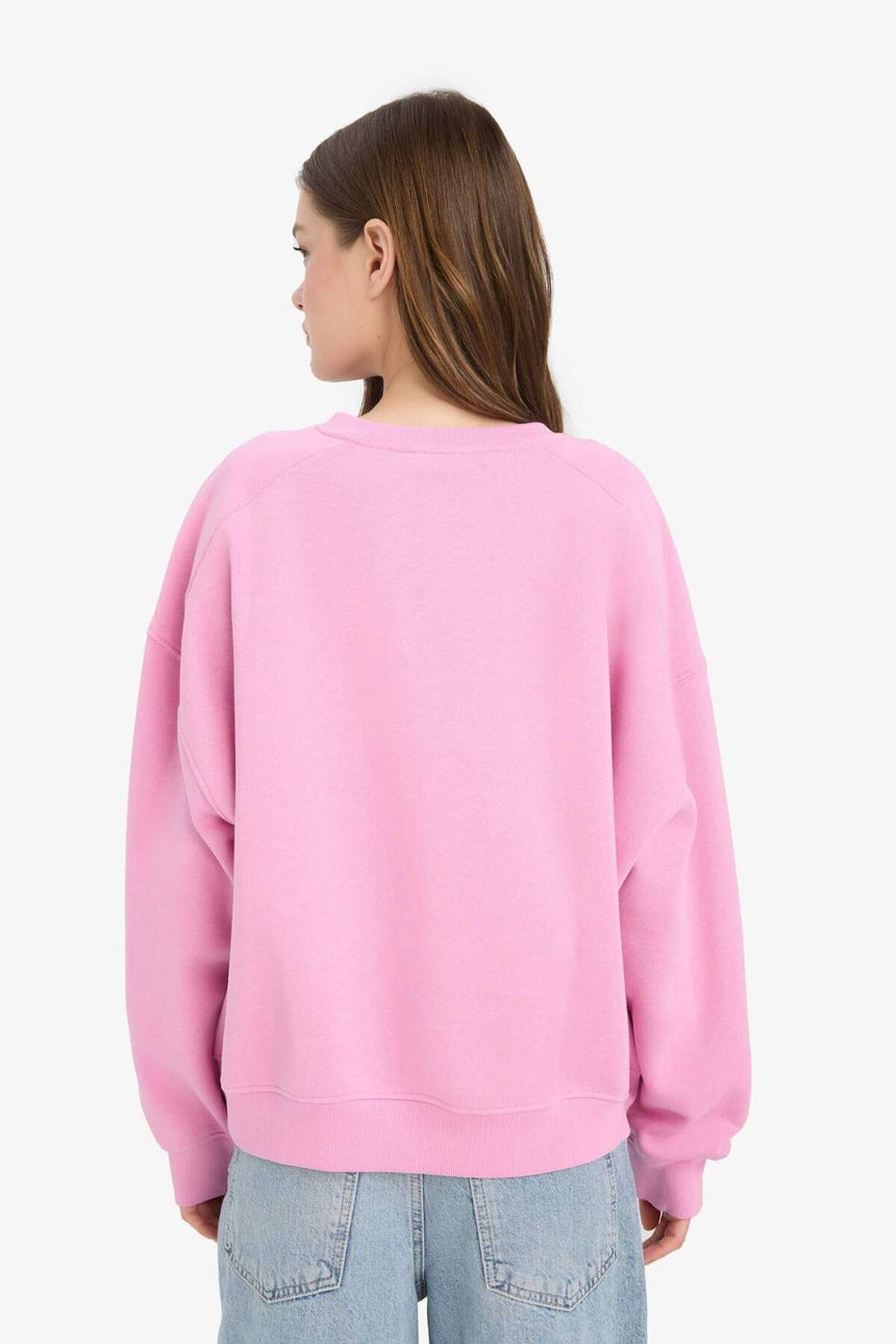 Defacto Kadin Sweat Shirt A4177Ax - Pembe