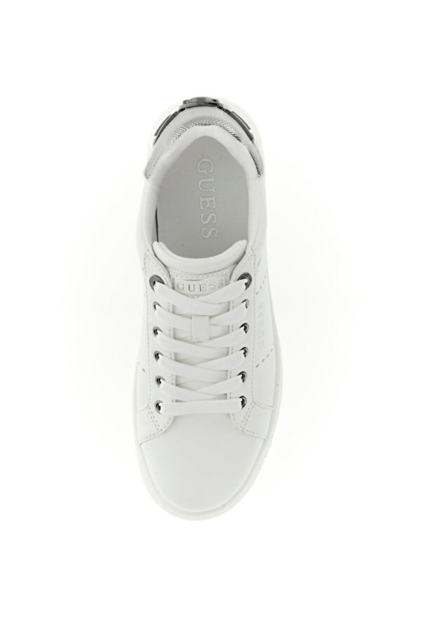 GUESS KADIN WESLI FLPWESELE12 - Beyaz/ Gümüş