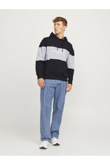 Jack & Jones Legacy Erkek Kapüşonlu Sweatshirt 12256590 - Siyah
