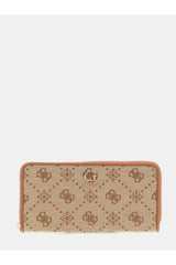 GUESS KADIN NEDA SLG LARGE ZIP A SWJP9654146 - Açık Bej/ Kahverengi