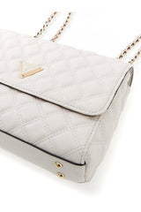 GUESS KADIN GIULLY II 2 COMP CNV HWQG9673200 - Kırık Beyaz/ Ekru