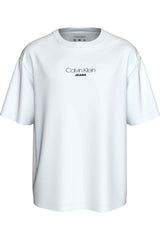 Calvin Klein Erkek SS 16S RLXD FIT CKJ GRAPHIC TEE LV04RC851G - Beyaz