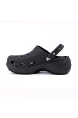 CROCS Classic Platform Glitter ClogW 207241 - Siyah