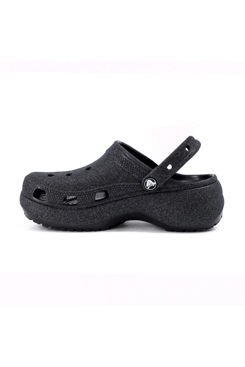 CROCS Classic Platform Glitter ClogW 207241 - Siyah