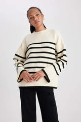 Defacto Kadın Pullover A7047Ax - Ekru