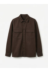 LCW ERKEK S6JI37H8 CKT,X-EGESHIRT-UP - Kahverengi
