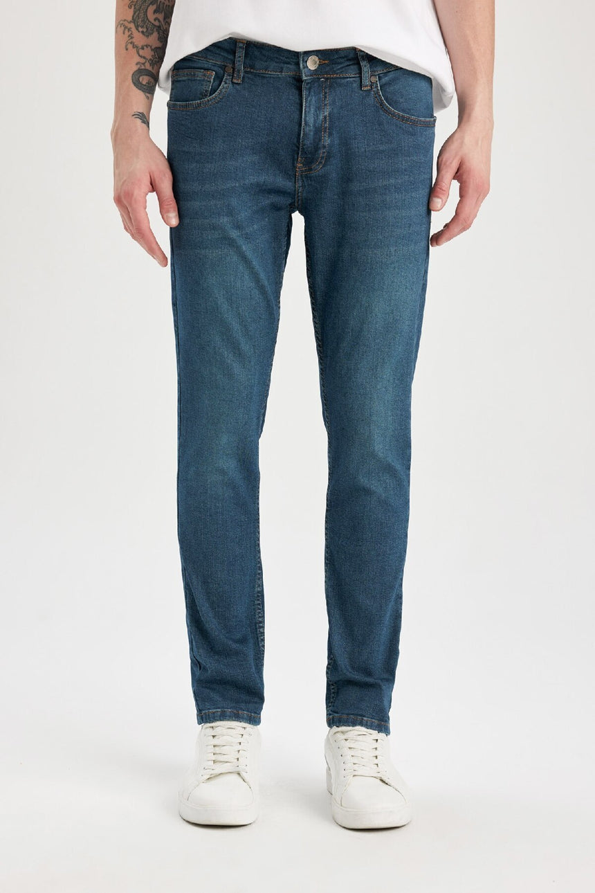 Defacto Erkek Denim Trousers B0398Ax - Koyu Yeşil