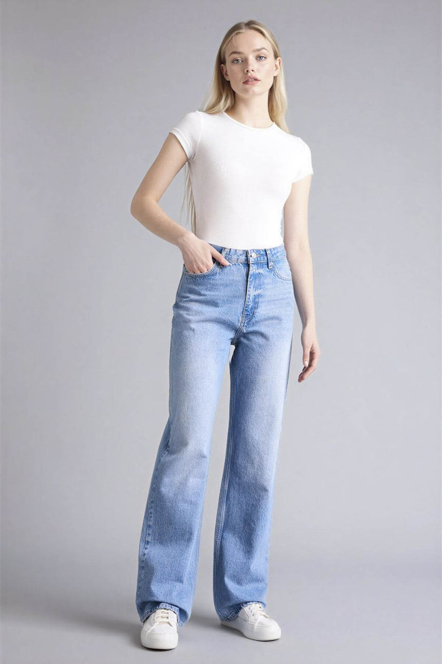 Defacto Kadın Trousers G3542AX - Açık Çivit Mavisi