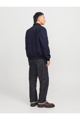 JACK&JONES JJECHARGE STAND COLLAR BOMBER NOOS 12288895 - Koyu Lacivert