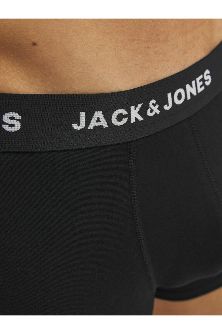 JACK&JONES JACHUEY TRUNKS 7 PACK NOOS PLS 12273977 - Siyah