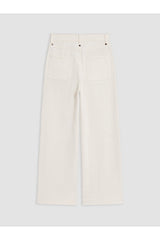 LCW KADIN W6DE34E8 PNT,EZO-SOLID - Ekru
