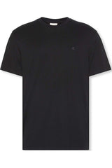 Calvin Klein Slim Stretch Cotton Crewneck Erkek T-Shirt LV04LC240G - Siyah