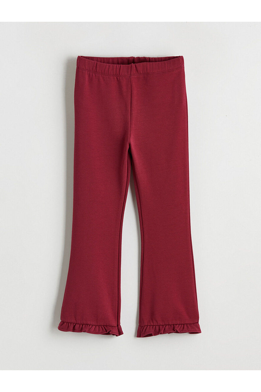 LC Waikiki Çocuk Tayt W5N396B1 - Açık Bordo