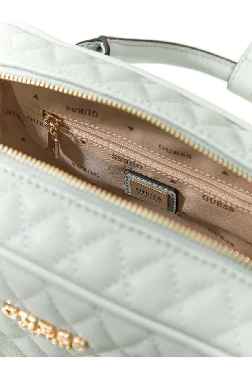 GUESS KADIN ATABEY BOX SATCHEL HWQG9894050 - Altın Sarısı
