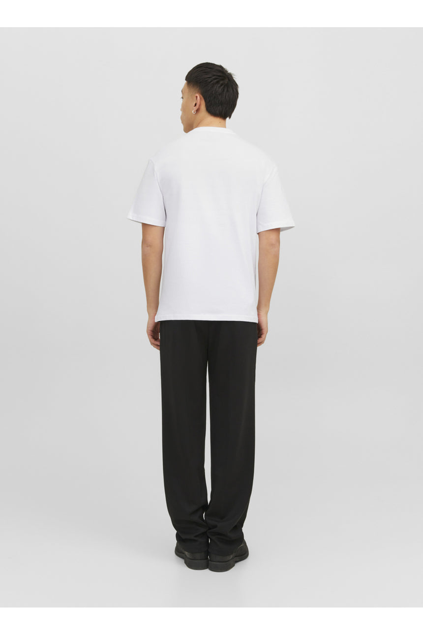 JACK&JONES T-SHIRT MALE KNIT IDF100 12240121 - Beyaz