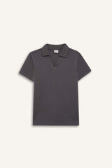 Defacto Çocuk Short Sleeve Polo T-Shirt D7755A8 - Antrasit