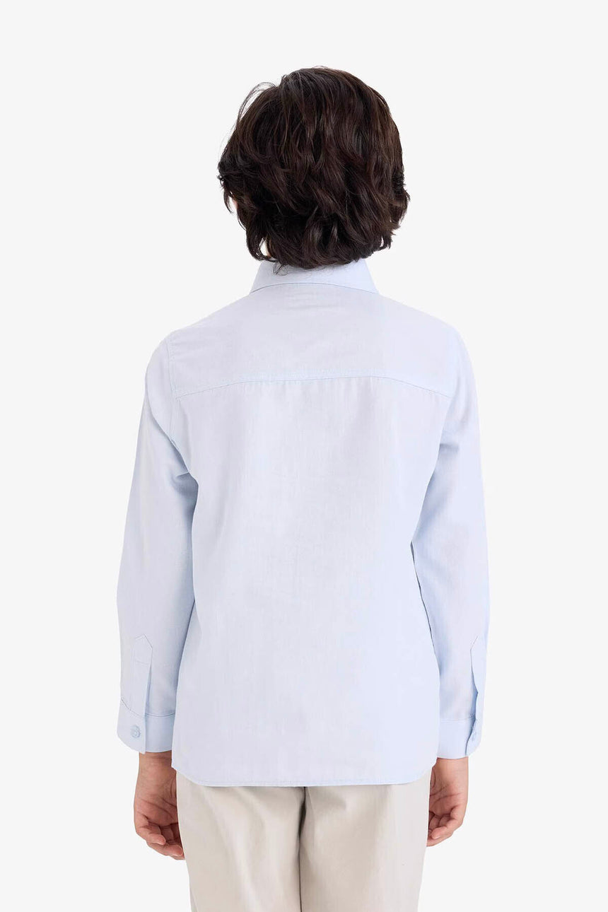 Defacto Çocuk Woven Top W3215A6 - Açık Mavi