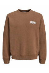 Jack & Jones Aero Erkek Sweatshirt 12298492 - Kahverengi