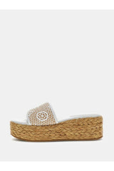 GUESS KADIN BINATA FLJBIAFAL04 - Beyaz