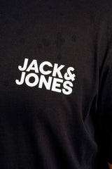jack&jones jjecorp logo tee ss o-neck noss tshırt 12151955 - Siyah