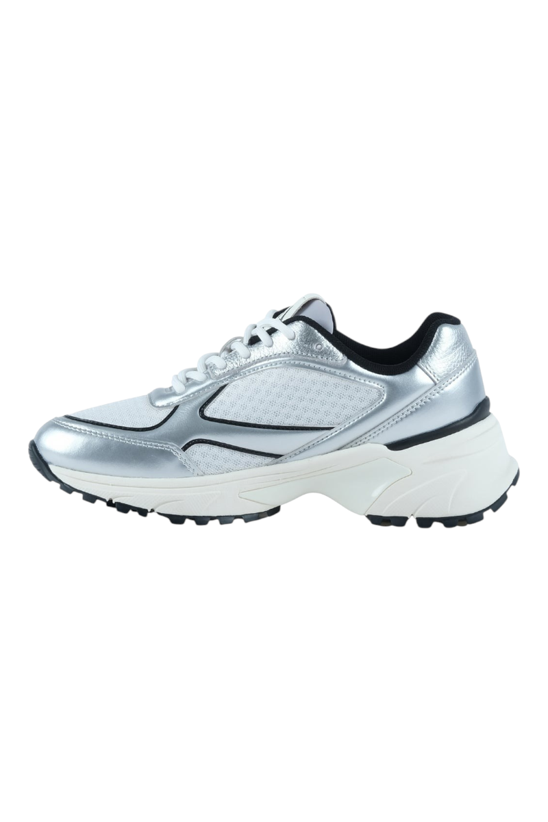 Sporline Calvin Klein gri renkli, sentetik ve poliüretan malzemeden üretilmiş kadın sneaker ayakkabı