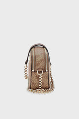 GUESS KADIN NOELLE CROSSBODY CAM HWBG7879140 - Kahverengi