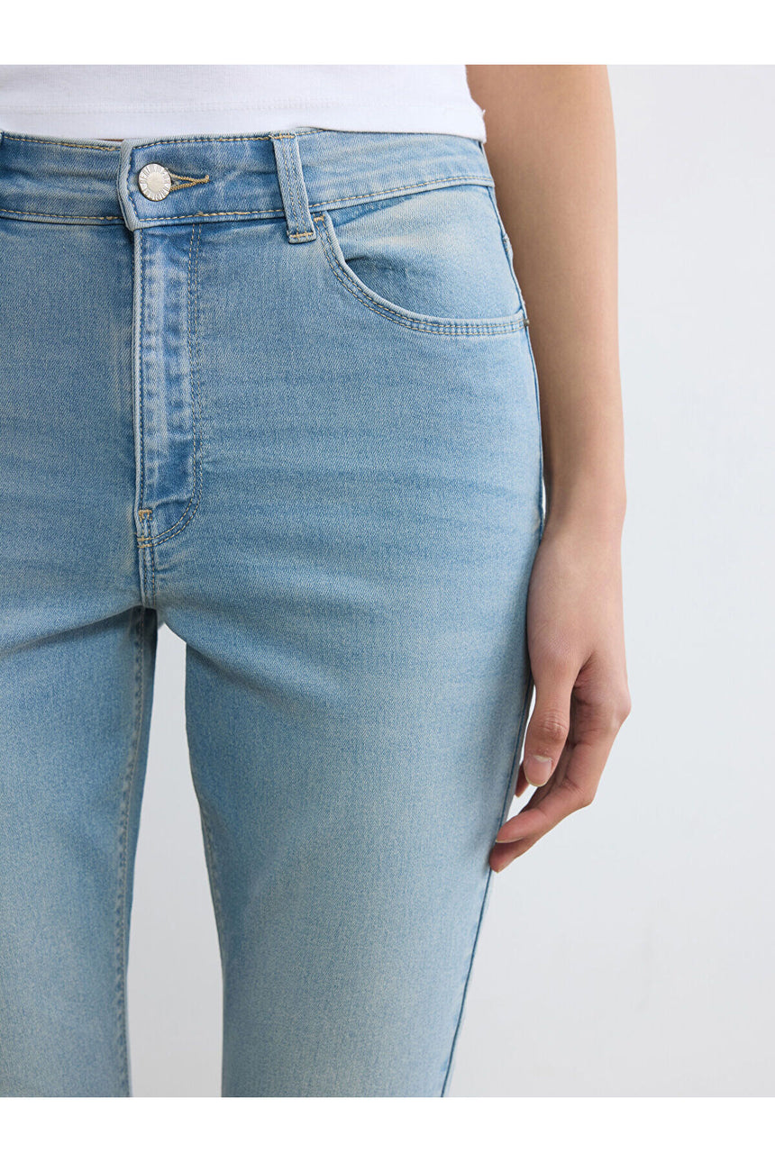 LC Waikiki Kadın Skinny Jean Pantolon S6CK79H8 - Açık Çivit Mavisi