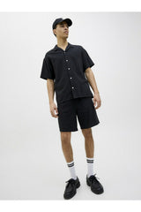JACK&JONES JPSTJAIDEN PATRAS JOGGER SHORT REG 12274758 - Siyah