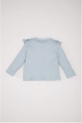 Defacto Çocuk Long Sleeve T-Shirt D9381A5 - Açık Mavi