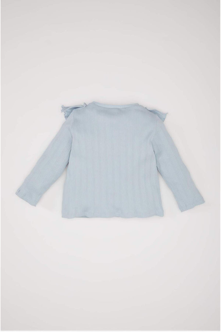 Defacto Çocuk Long Sleeve T-Shirt D9381A5 - Açık Mavi