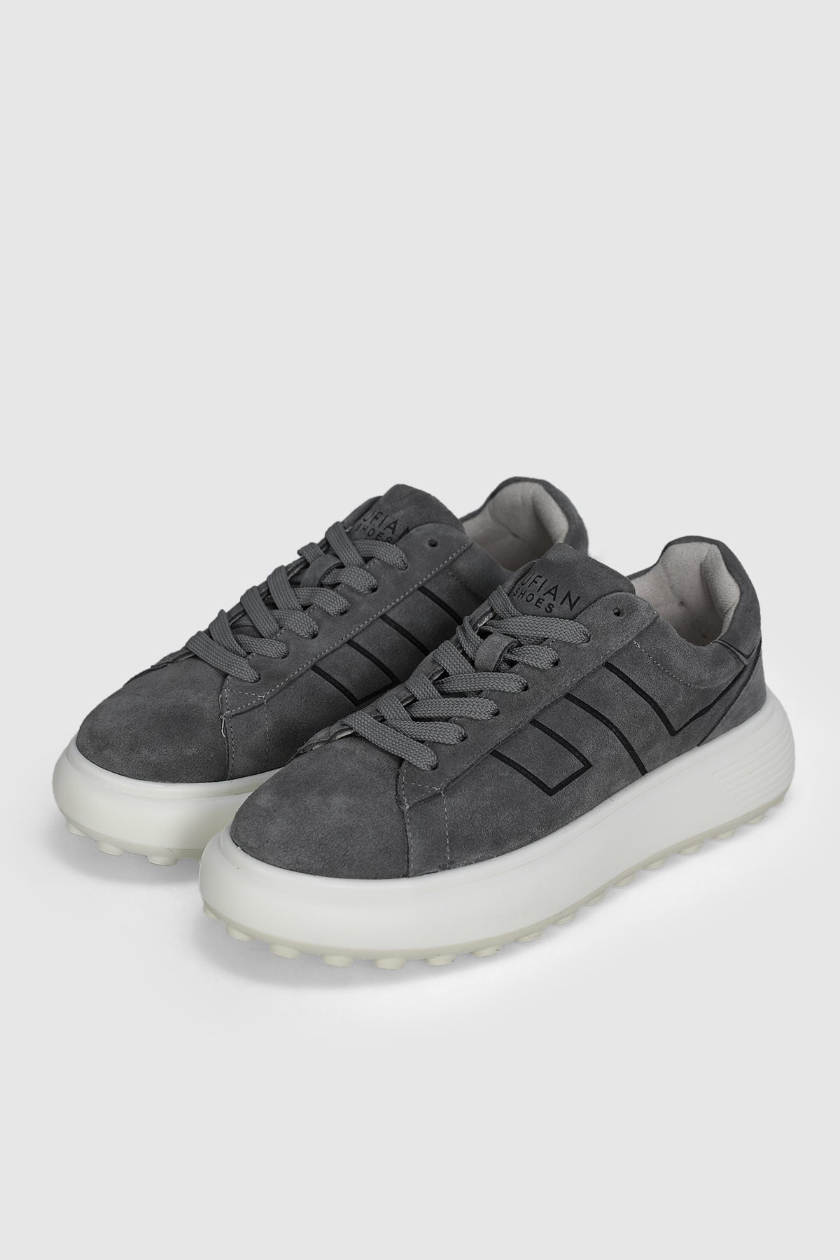Lufian Frank Erkek Sneaker 112230225 - Koyu Gri