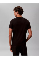 Calvin Klein Erkek SS SLIM STRETCH COTTON CREWNK TE LV04LC240G - Siyah