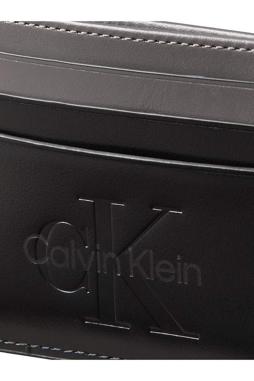 Calvin Klein Erkek BOLD CARD CASE LV04D1154G - Siyah