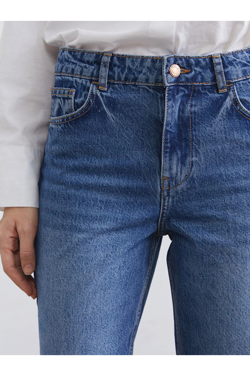 LCW KADIN S6K194B8 PNT,BOOTCUT-TYP-GREENCAST - İngido Mavi