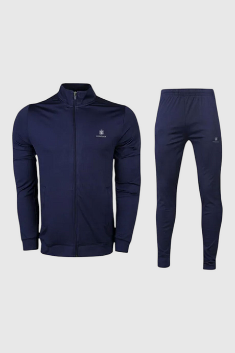 Sporline Lumberjack lacivert renkli, regular kesim, %100 tekstil malzemeden üretilmiş erkek eşofman takımı