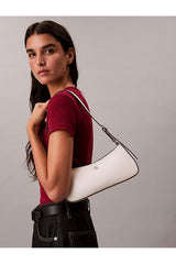 Calvin Klein CK Small Shoulder Bag Kadın Omuz Çantası LV04F3170G - Beyaz