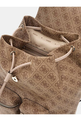 GUESS KADIN MANHATTAN II FLAP BA HWSG7118310 - Açık Bej/ Kahverengi