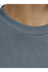 JACK&JONES JJEBRADLEY SWEAT CREW NOOS 12249341 - Mavi/ Gri