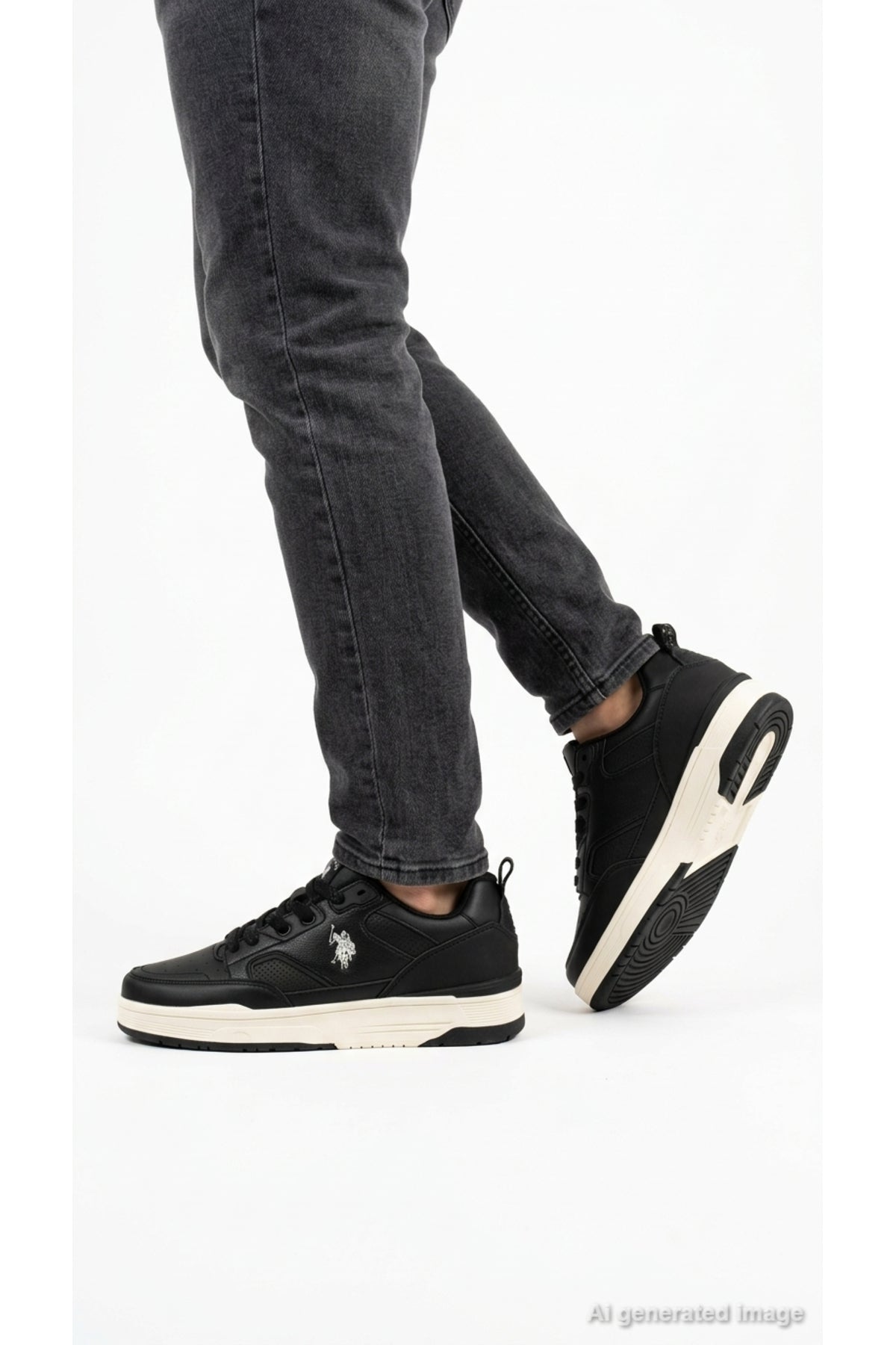 U.S. Polo Assn. Rare Erkek Sneaker - Siyah
