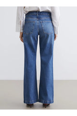 LCW KADIN S6K194B8 PNT,BOOTCUT-TYP-GREENCAST - İngido Mavi