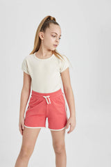 Defacto Çocuk Short B5164A8 - Kırmızı