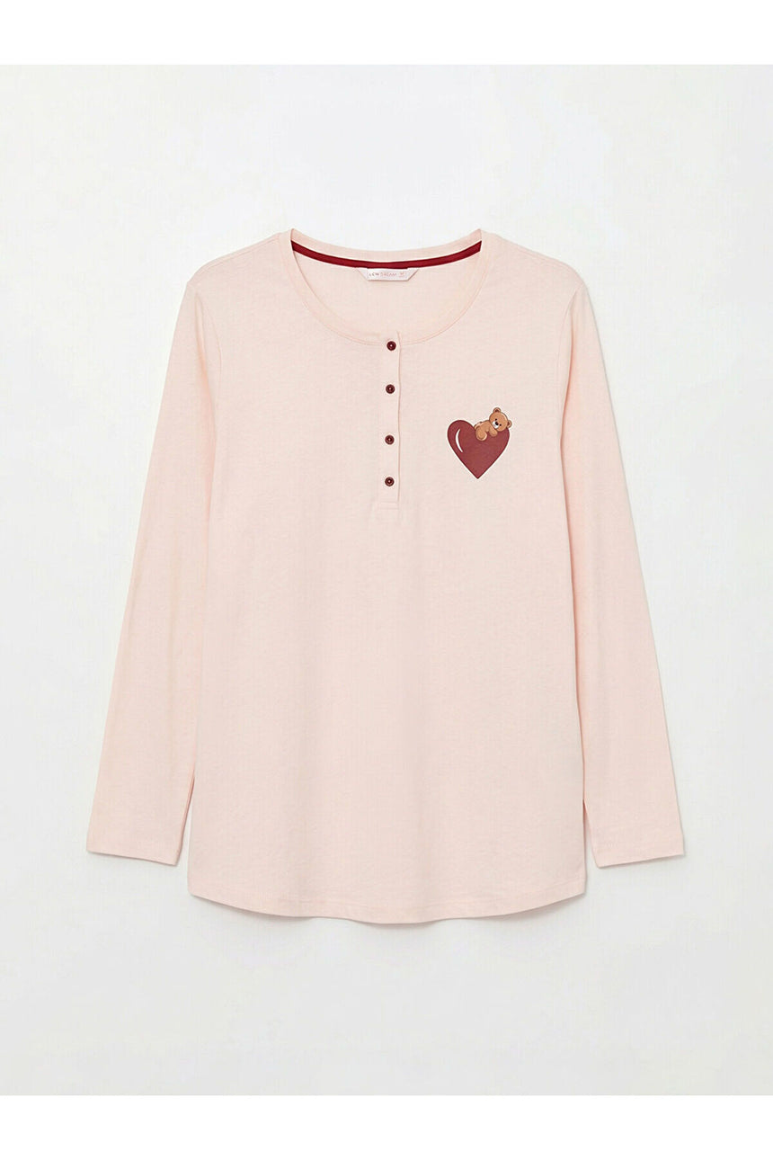 LC Waikiki Kadın Pijama Takımı S6L781D8 - Koyu Kırmızı