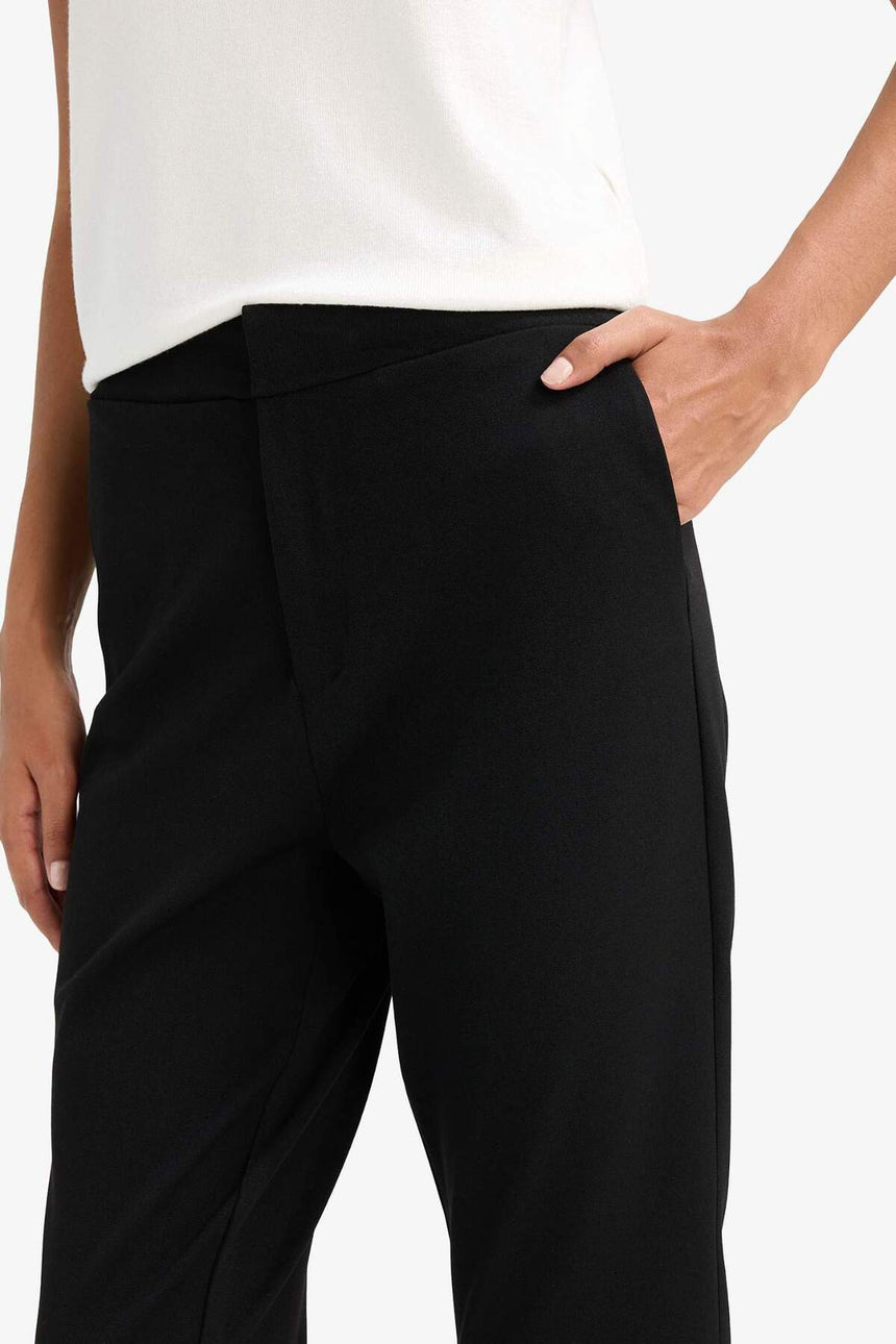 Defacto Kadın Trousers C1429AX - Siyah