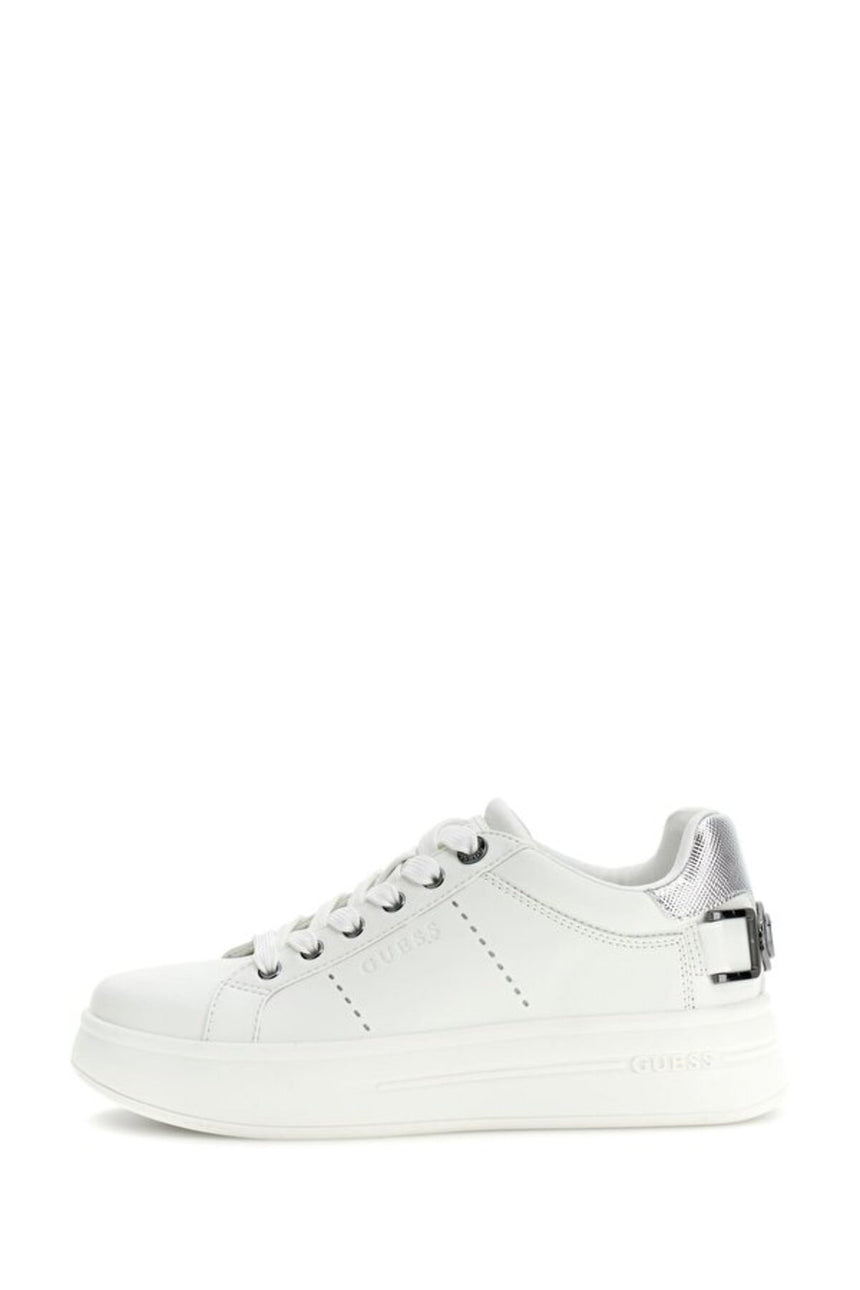 GUESS KADIN WESLI FLPWESELE12 - Beyaz/ Gümüş