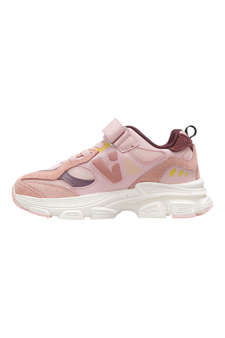 Sporline Vicco pudra pembe renkli, tekstil malzemeden üretilmiş, cırt cırtlı çocuk sneaker ayakkabı