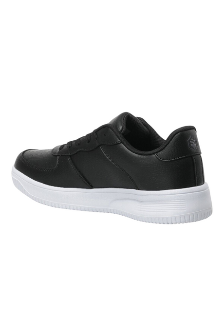 Sporline Lumberjack Finster siyah kadın sneaker, %100 PU malzemeden üretilmiş günlük spor ayakkabı